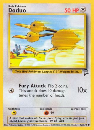 Doduo (72/130) [Base Set 2]-1