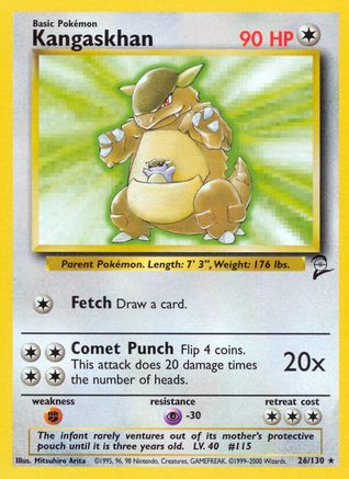 Kangaskhan (26/130) [Base Set 2]-1