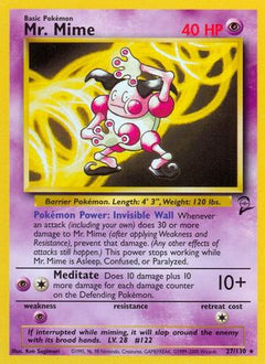 Mr. Mime (27/130) [Base Set 2]-1