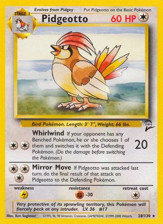 Pidgeotto (28/130) [Base Set 2]-1
