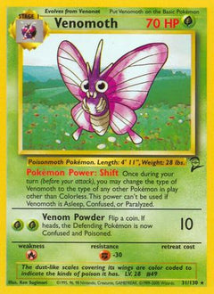 Venomoth (31/130) [Base Set 2]-1