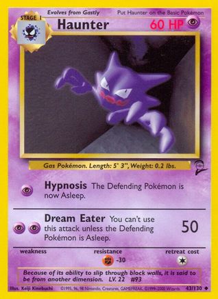 Haunter (43/130) [Base Set 2]-1