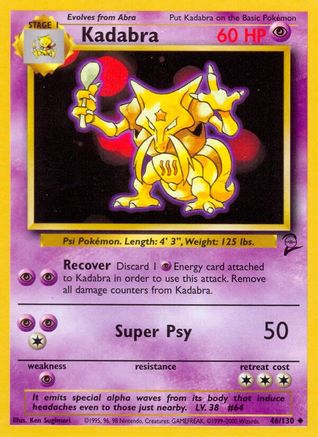Kadabra (46/130) [Base Set 2]-1