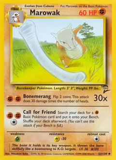 Marowak (52/130) [Base Set 2]-1