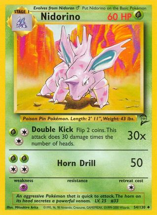 Nidorino (54/130) [Base Set 2]-1