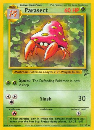 Parasect (55/130) [Base Set 2]-1
