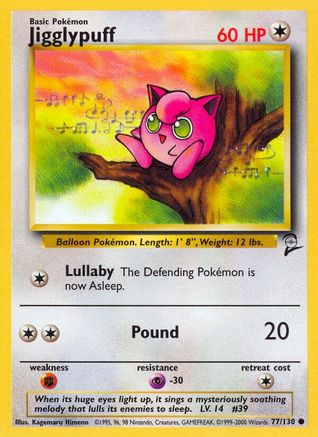 Jigglypuff (77/130) [Base Set 2]-1