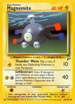 Magnemite (79/130) [Base Set 2]-1