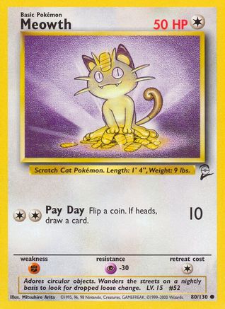 Meowth (80/130) [Base Set 2]-1