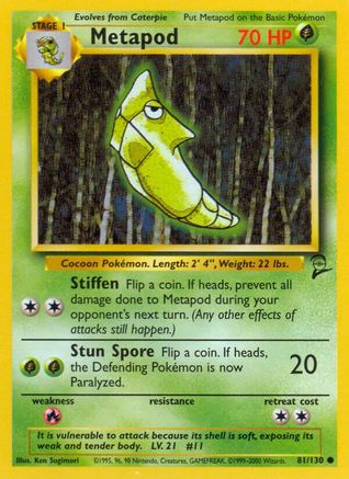Metapod (81/130) [Base Set 2]-1