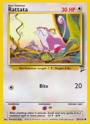 Rattata (89/130) [Base Set 2]-1