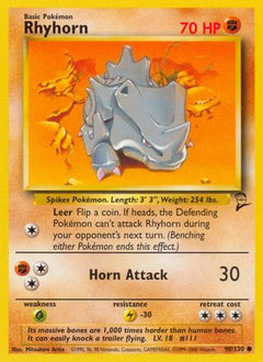 Rhyhorn (90/130) [Base Set 2]-1