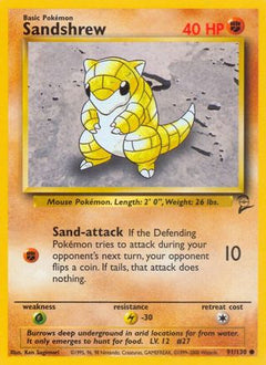 Sandshrew (91/130) [Base Set 2]-1