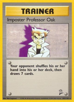 Imposter Professor Oak (102/130) [Base Set 2]-1