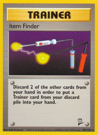 Item Finder (103/130) [Base Set 2]-1