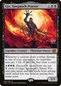 Gix, Yawgmoth Praetor (Promo Pack) [The Brothers' War Promos]-1