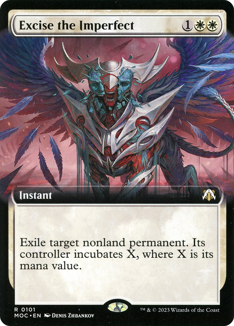 Excise the Imperfect (Extended Art) [March of the Machine Commander]-1