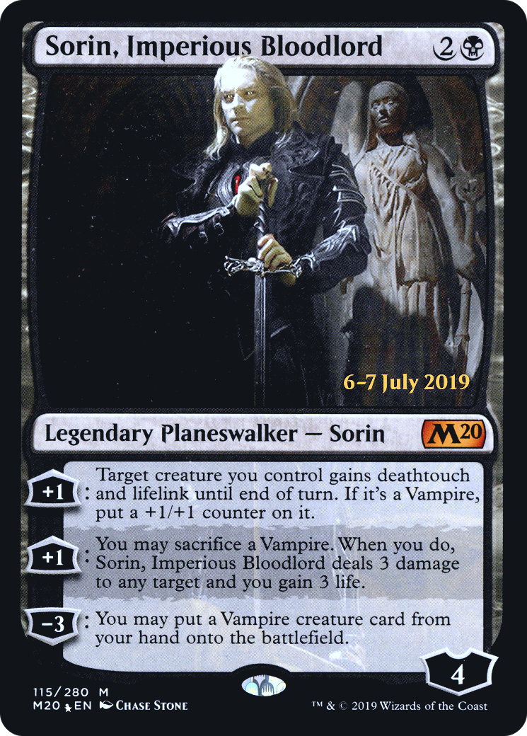 Sorin, Imperious Bloodlord [Core Set 2020 Prerelease Promos]-1