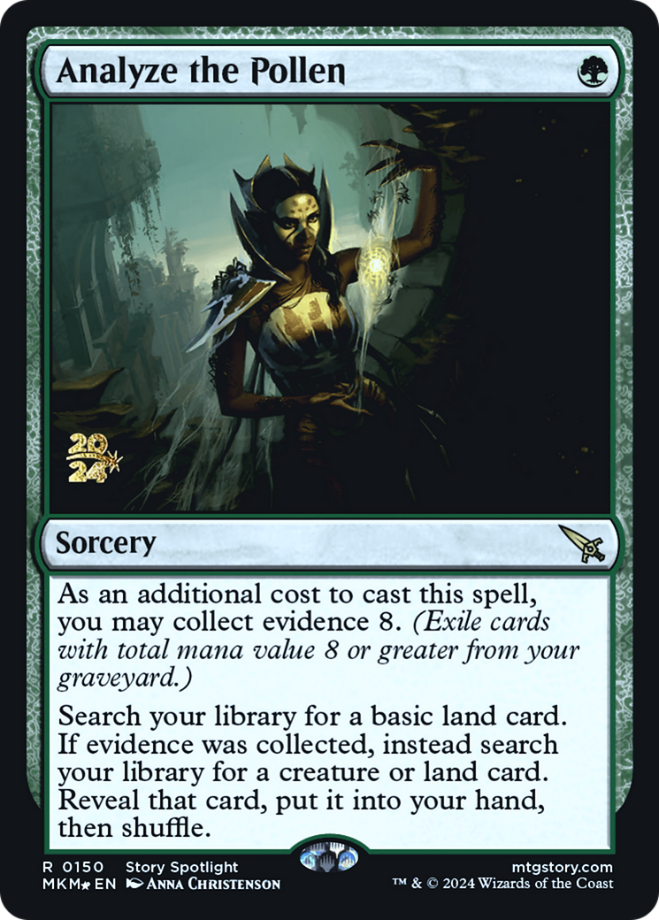 Analyze the Pollen [Murders at Karlov Manor Prerelease Promos]-1
