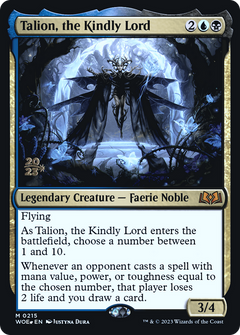 Talion, the Kindly Lord [Wilds of Eldraine Prerelease Promos]-1