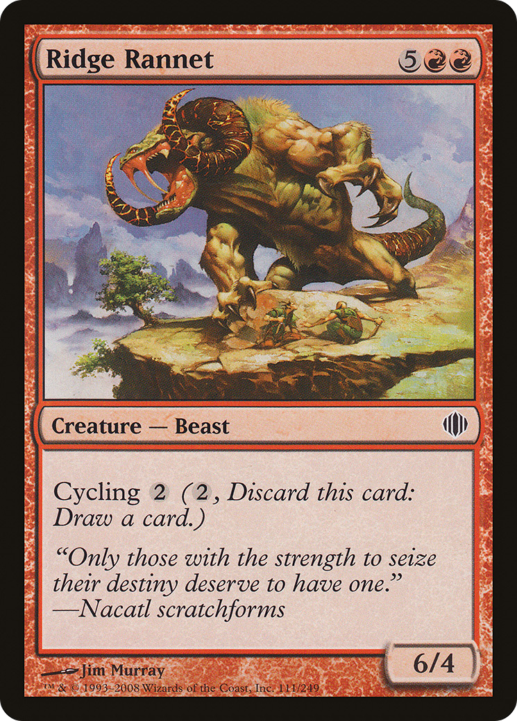 Ridge Rannet [Shards of Alara]-1