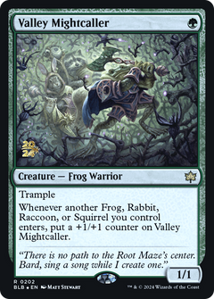 Valley Mightcaller (PRE-202) - Bloomburrow Promos Foil-1