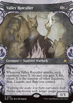 Valley Rotcaller (Showcase) (BLB-313) - Bloomburrow: (Showcase) (Borderless)-1