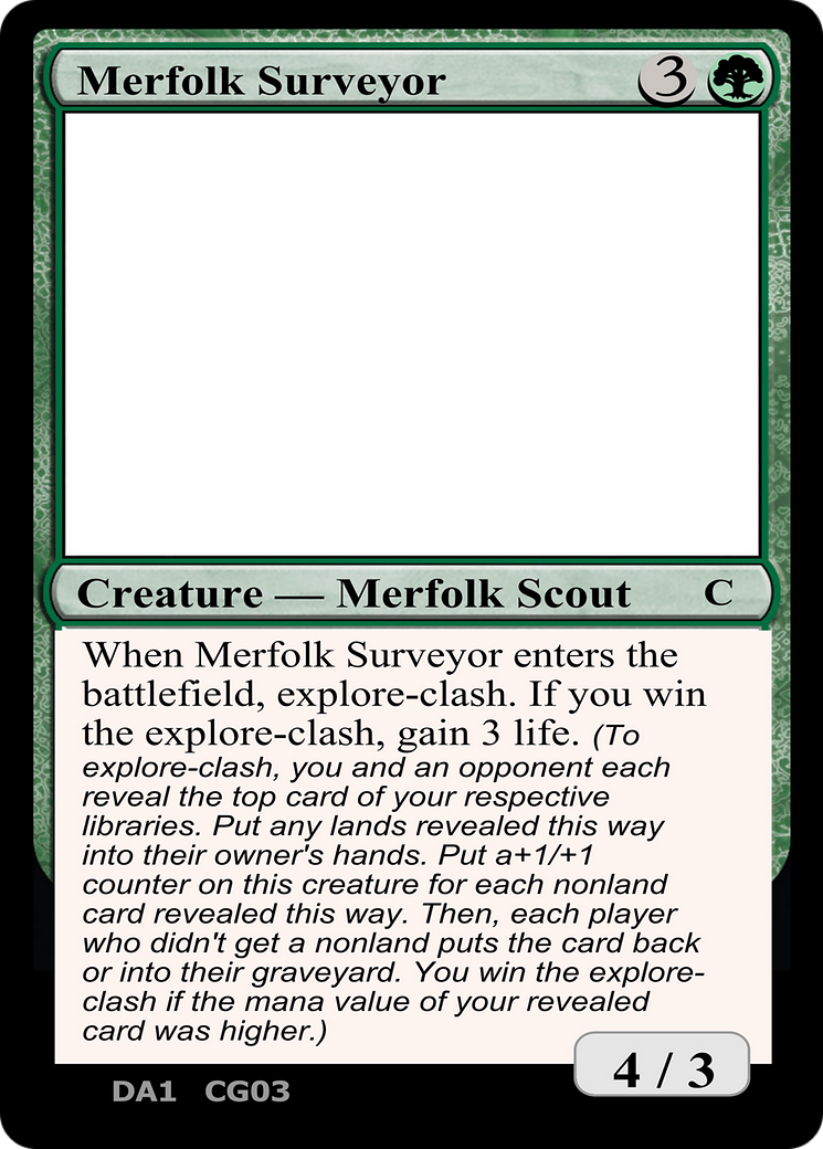Merfolk Surveyor (UNK-CG03D) - Unknown Event-1