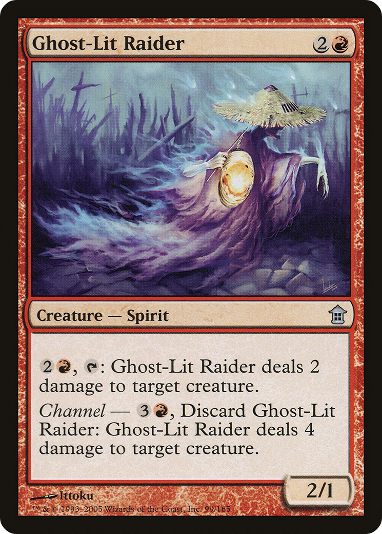Ghost-Lit Raider [Saviors of Kamigawa]-1