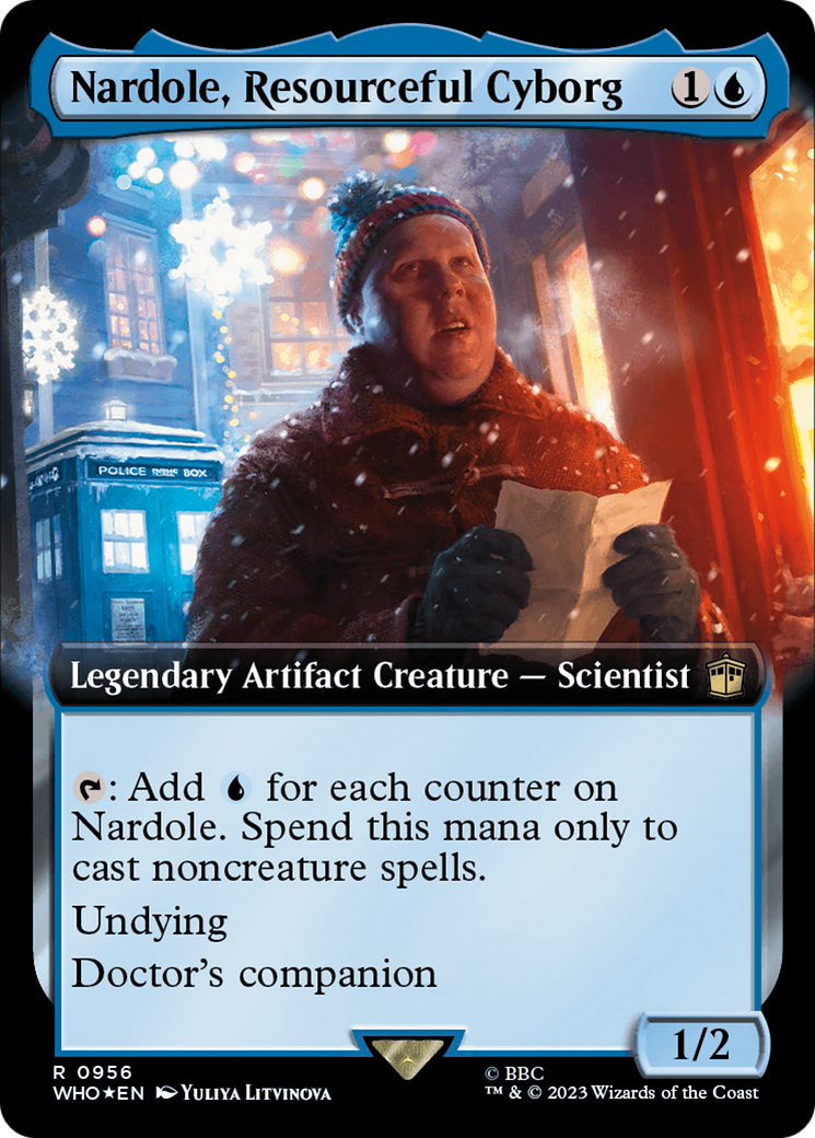 Nardole, Resourceful Cyborg (Extended Art) (Surge Foil) [Doctor Who]-1
