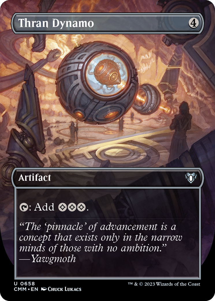 Thran Dynamo (Borderless Alternate Art) [Commander Masters]-1