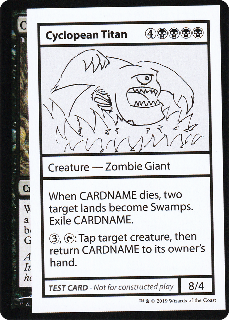 Cyclopean Titan (2021 Edition) [Mystery Booster Playtest Cards]-1