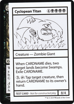 Cyclopean Titan (2021 Edition) [Mystery Booster Playtest Cards]-1