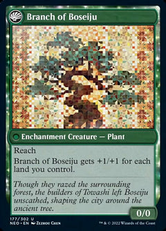 Boseiju Reaches Skyward // Branch of Boseiju [Kamigawa: Neon Dynasty]-2