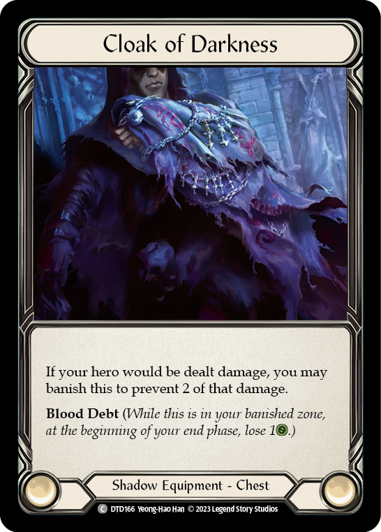 Cloak of Darkness [DTD166] (Dusk Till Dawn)  Cold Foil-1