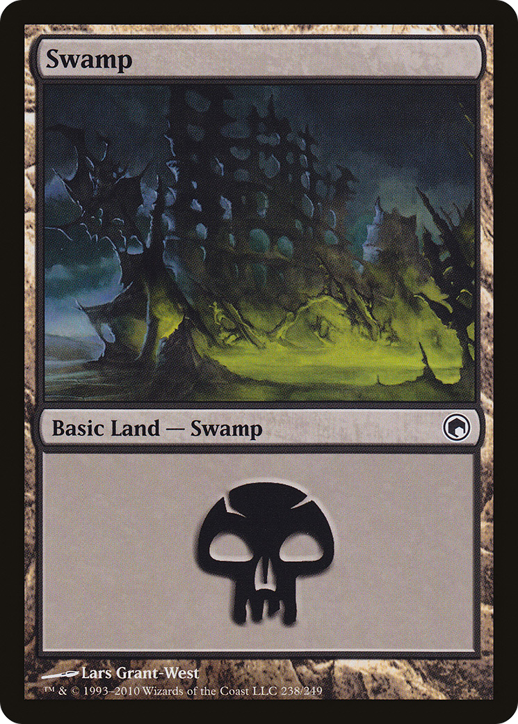 Swamp (238) [Scars of Mirrodin]-1
