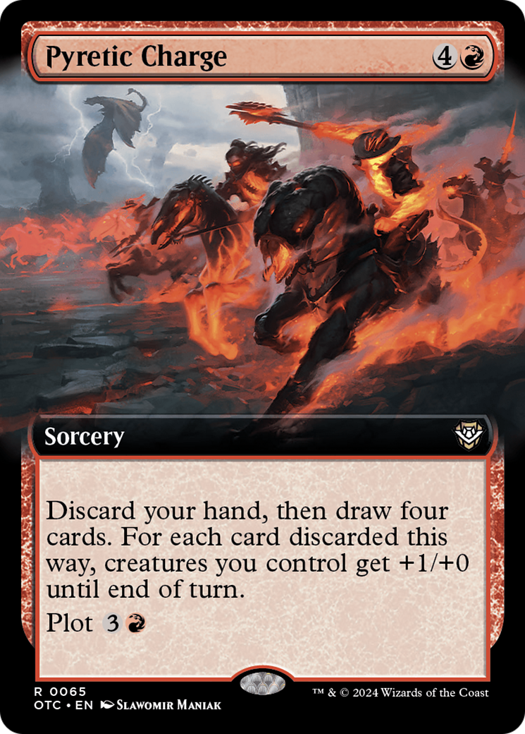 Pyretic Charge (Extended Art) [Outlaws of Thunder Junction Commander]-1