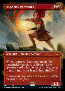 Imperial Recruiter (Borderless Alternate Art) [Modern Horizons 2]-2