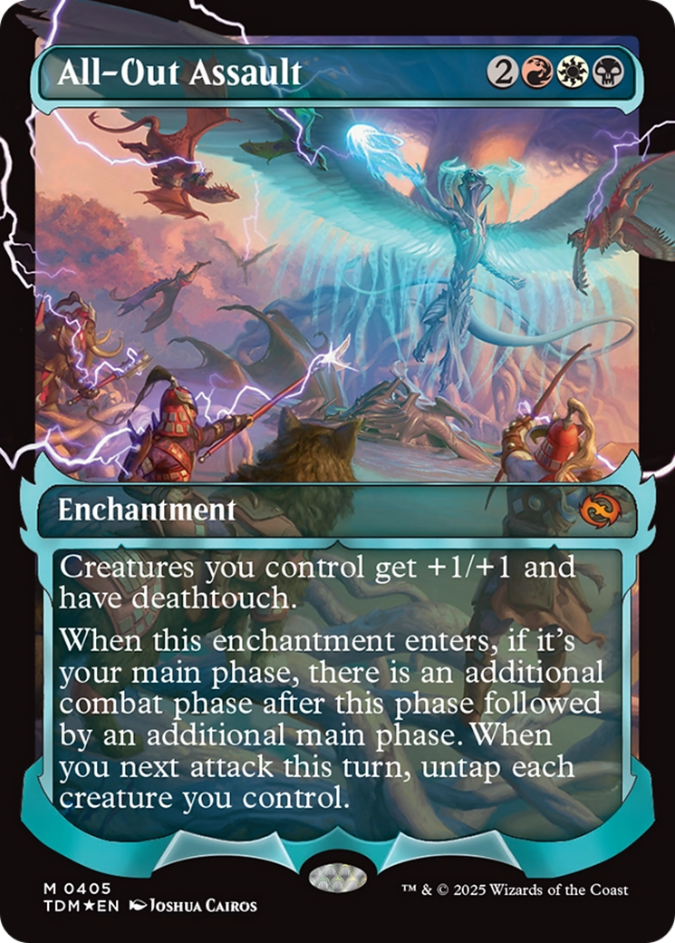All-Out Assault (Showcase) (Japanese) [Tarkir: Dragonstorm]-1