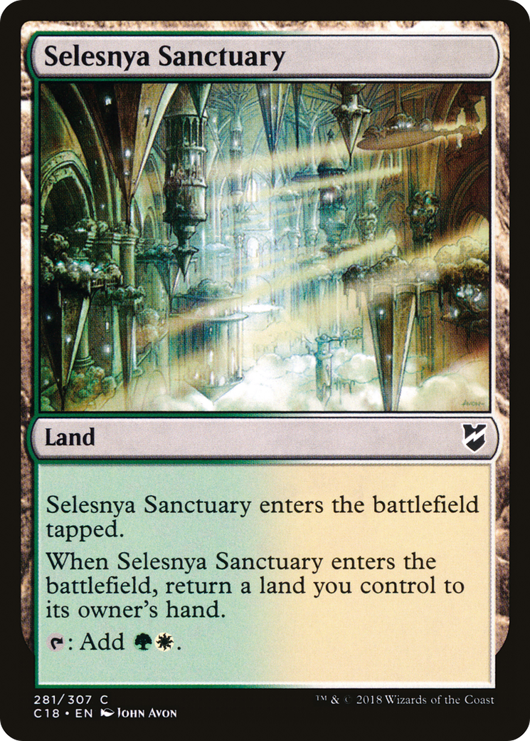 Selesnya Sanctuary [Commander 2018]-1