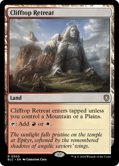 Clifftop Retreat [Bloomburrow Commander]-1