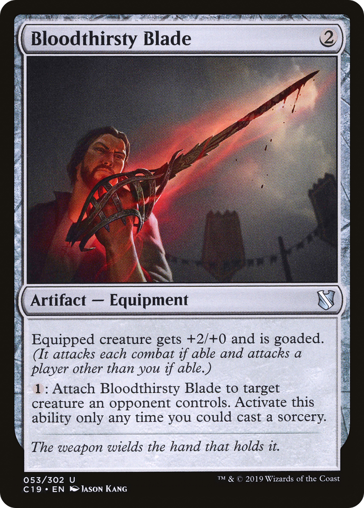 Bloodthirsty Blade [Commander 2019]-1