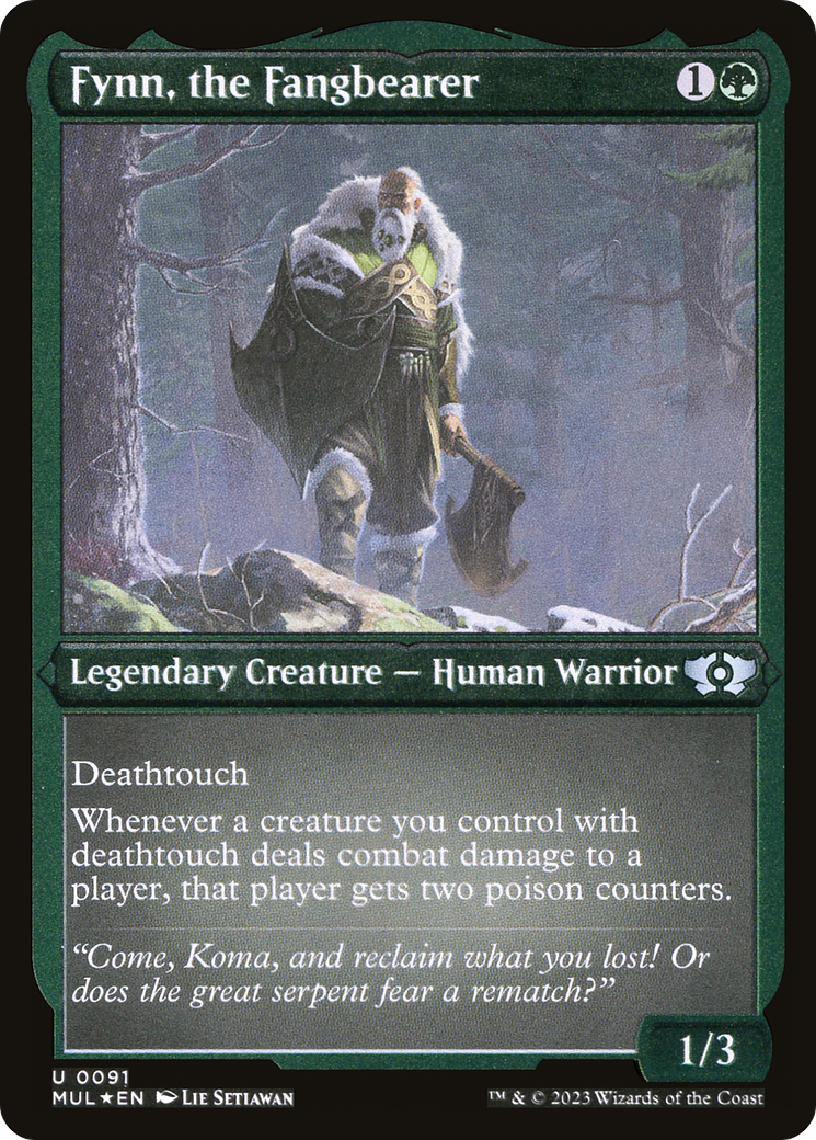 Fynn, the Fangbearer (Foil Etched) [Multiverse Legends]-1