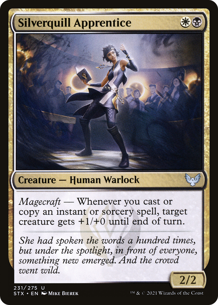 Silverquill Apprentice [Strixhaven: School of Mages]-1