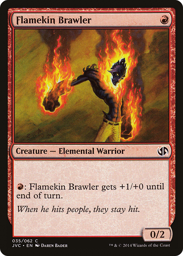 Flamekin Brawler [Duel Decks Anthology]-1