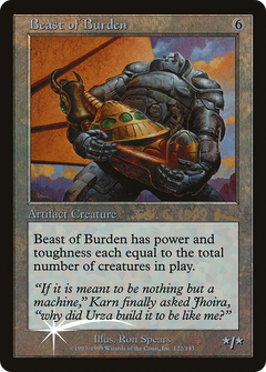 Beast of Burden [Urza's Legacy Promos]-1