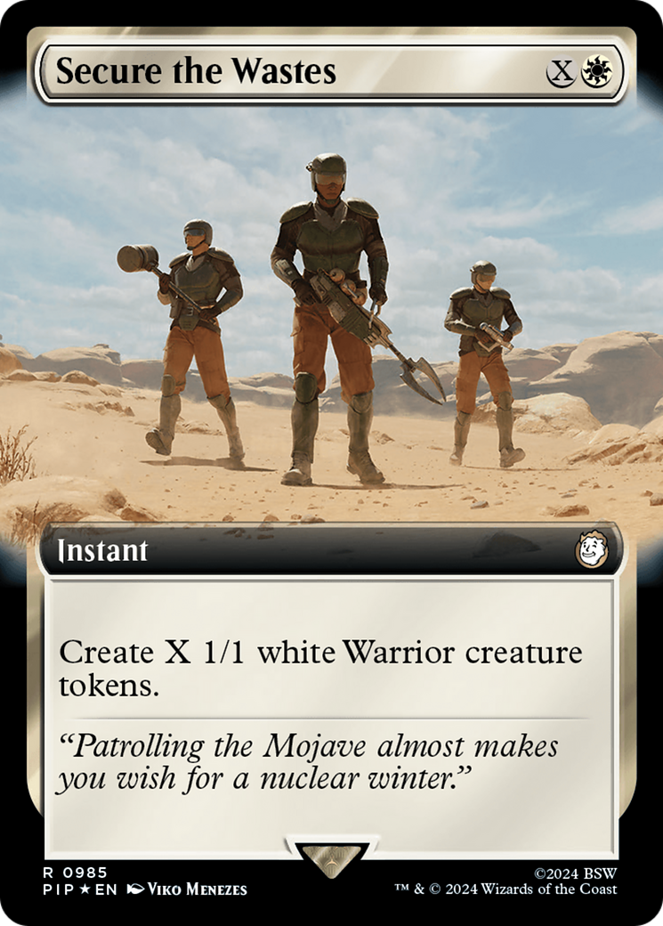 Secure the Wastes (Extended Art) (Surge Foil) [Fallout]-1