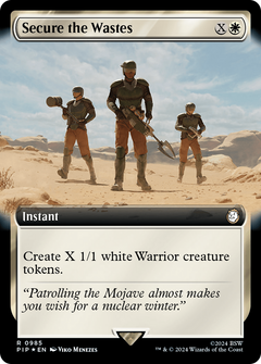 Secure the Wastes (Extended Art) (Surge Foil) [Fallout]-1