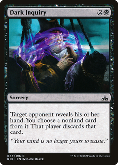 Dark Inquiry [Rivals of Ixalan]-1