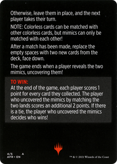 Mimic Match // Mimic Match (cont'd) (MAFR-004) - Adventures in the Forgotten Realms Minigames-2